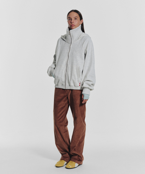 MENASOO(ミナス)の「Waffle Mink Daily Hooded Zip Up_Oatmeal(パーカー・レディース・オートミール・F)」の17枚目の写真