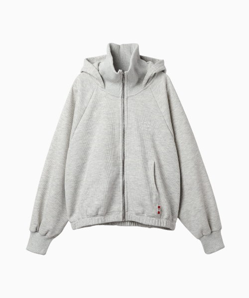 MENASOO(ミナス)の「Waffle Mink Daily Hooded Zip Up_Oatmeal(パーカー・レディース・オートミール・F)」の18枚目の写真