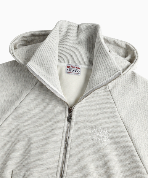 MENASOO(ミナス)の「Waffle Mink Daily Hooded Zip Up_Oatmeal(パーカー・レディース・オートミール・F)」の20枚目の写真