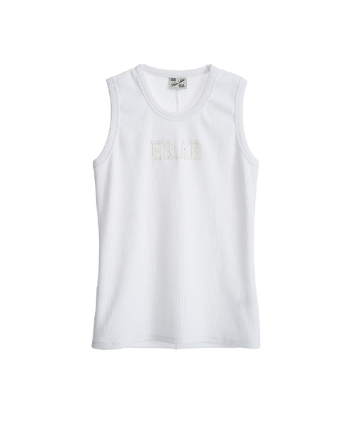 FROM ARLES(フロムアルル)の「90Sヴィンテージスリーブレス / ホワイト(Tシャツ/カットソー・メンズ・ホワイト・MEDIUM/LARGE)」の1枚目の写真