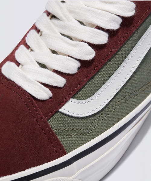 VANS(バンズ)の「PREMIUM オールドスクール / LX Old Skool BROWN/GREEN VN000D56BGS1(スニーカー・メンズ・カーキブラウン・9.5/11/11.5/5/7.5/8/8.5/9/10)」の6枚目の写真