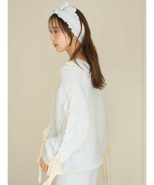 セール】リボンカーディガン（ルームウェア/パジャマ）｜SNIDEL HOME