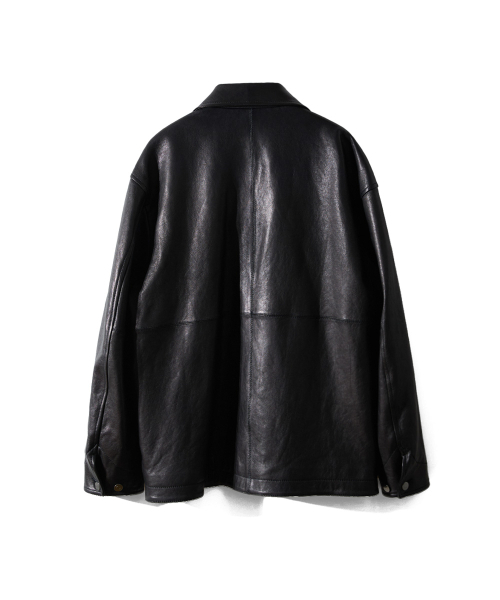 HORLISUN(ホーリーサン)の「Arcadia Leather Work Jacket Black(ライダースジャケット・メンズ・その他・MEDIUM/LARGE/SMALL)」の5枚目の写真