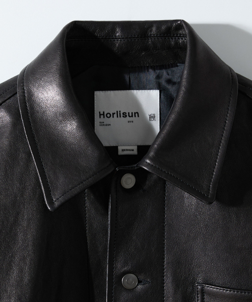 HORLISUN(ホーリーサン)の「Arcadia Leather Work Jacket Black(ライダースジャケット・メンズ・その他・MEDIUM/LARGE/SMALL)」の6枚目の写真