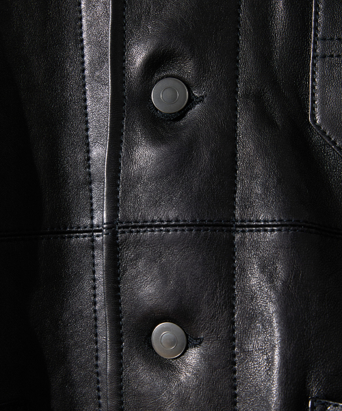 HORLISUN(ホーリーサン)の「Arcadia Leather Work Jacket Black(ライダースジャケット・メンズ・その他・MEDIUM/LARGE/SMALL)」の9枚目の写真