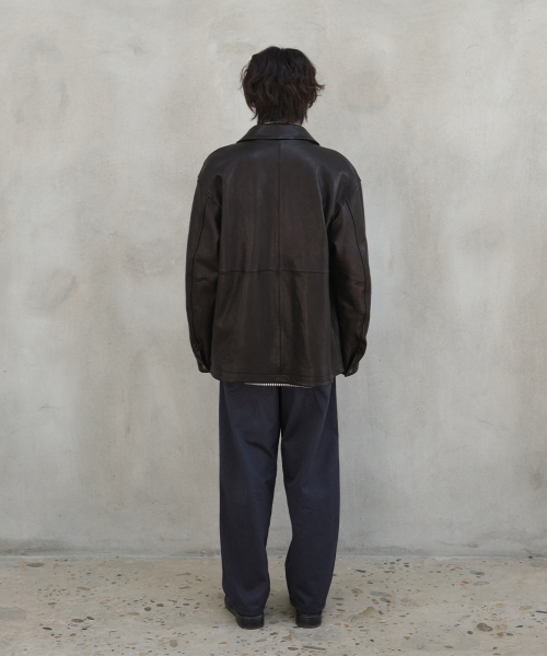 HORLISUN(ホーリーサン)の「Arcadia Leather Work Jacket Black(ライダースジャケット・メンズ・その他・MEDIUM/LARGE/SMALL)」の2枚目の写真