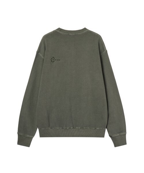 HARDGEAR APPAREL（ハードギアアパレル）の「ピグメントダイクルーネックスウェットカーキ（スウェット・メンズ・その他・X-LARGE/LARGE/MEDIUM/SMALL）」の2枚目の写真