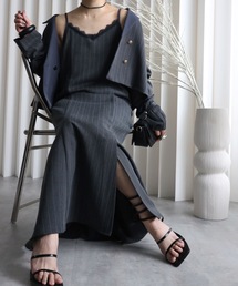 YENNA（イェンナ）の「【ストライプマーメイドワンピース】卒業式/入学式/オケージョンワンピース（ワンピース）」