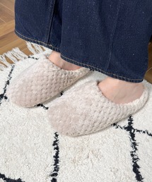 CALIFORNIA OUTFITTERS（カリフォルニア アウトフィッターズ）の「12B9 ふわもこ キルトルームスリッパ マイクロワッフルルームシューズ（ルームシューズ/スリッパ）」