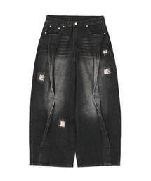 SIS（エスアイエス）の「SIS/エスアイエス/Damage Denim Pants（デニムパンツ）」