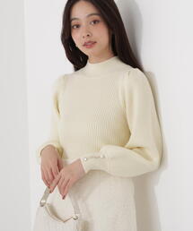 PROPORTION BODY DRESSING | ハイネックボリュームスリーブニット / 1216170008(ニット/セーター)