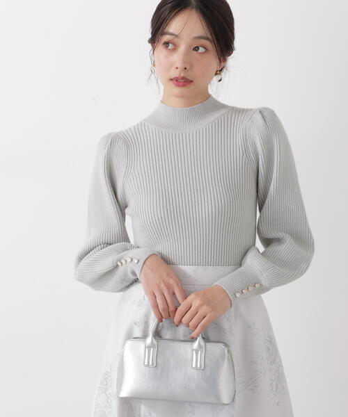 PROPORTION BODY DRESSING（プロポーションボディドレッシング）の「ハイネックボリュームスリーブニット / 1216170008（ニット/セーター・レディース・イエロー/ライトグリーン/ホワイト系その他・MEDIUM/SMALL）」の13枚目の写真