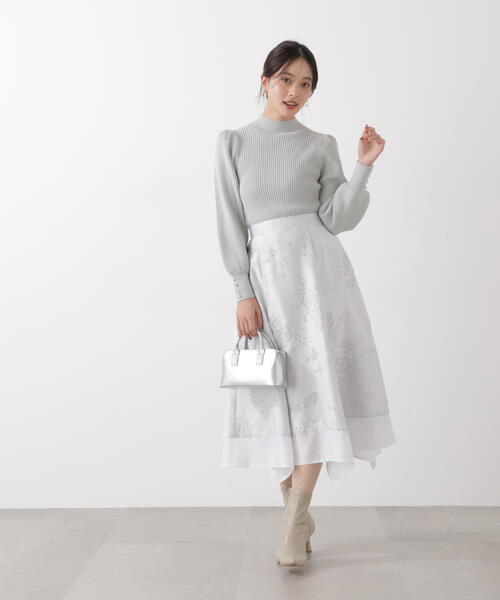 PROPORTION BODY DRESSING（プロポーションボディドレッシング）の「ハイネックボリュームスリーブニット / 1216170008（ニット/セーター・レディース・イエロー/ライトグリーン/ホワイト系その他・MEDIUM/SMALL）」の14枚目の写真