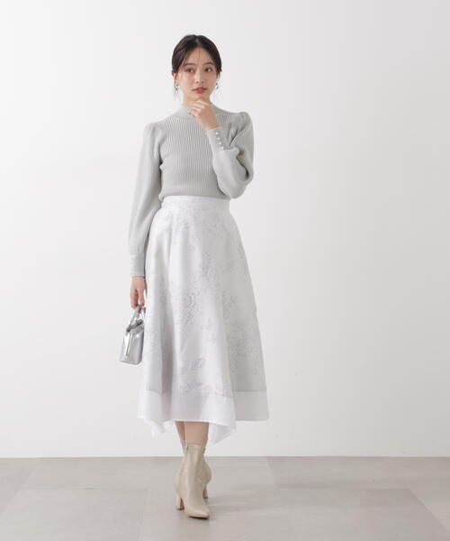 PROPORTION BODY DRESSING（プロポーションボディドレッシング）の「ハイネックボリュームスリーブニット / 1216170008（ニット/セーター・レディース・イエロー/ライトグリーン/ホワイト系その他・MEDIUM/SMALL）」の15枚目の写真