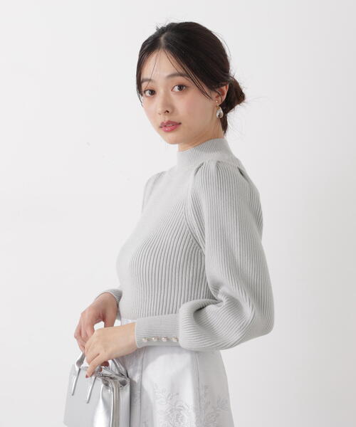 PROPORTION BODY DRESSING（プロポーションボディドレッシング）の「ハイネックボリュームスリーブニット / 1216170008（ニット/セーター・レディース・イエロー/ライトグリーン/ホワイト系その他・MEDIUM/SMALL）」の16枚目の写真