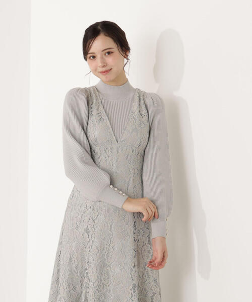 PROPORTION BODY DRESSING（プロポーションボディドレッシング）の「ハイネックボリュームスリーブニット / 1216170008（ニット/セーター・レディース・イエロー/ライトグリーン/ホワイト系その他・MEDIUM/SMALL）」の19枚目の写真