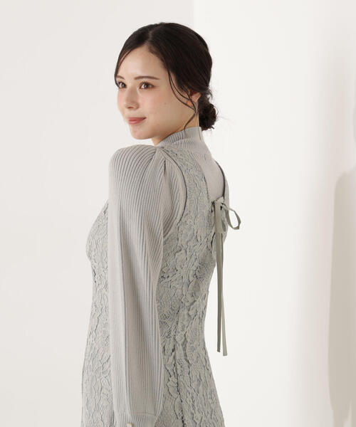 PROPORTION BODY DRESSING（プロポーションボディドレッシング）の「ハイネックボリュームスリーブニット / 1216170008（ニット/セーター・レディース・イエロー/ライトグリーン/ホワイト系その他・MEDIUM/SMALL）」の21枚目の写真