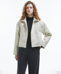 manavis7（マナビスセブン）の「Crop Single Jacket [Ivory]（その他アウター）」