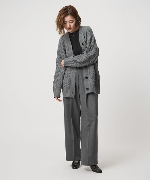 conte ケーブル Vネック カーディガン UNITED ARROWS｜<conte>ケーブル Vネック カーディガン | Rakuten