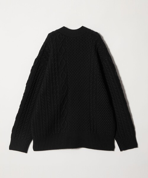 セール】＜conte＞ケーブル ローゲージ Vネックカーディガン