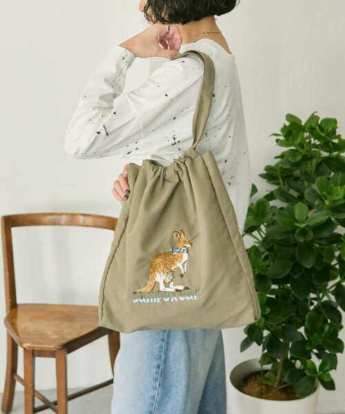 earライオンコーヒー刺繍トートバッグ 新品】LION COFFEEとear コラボ