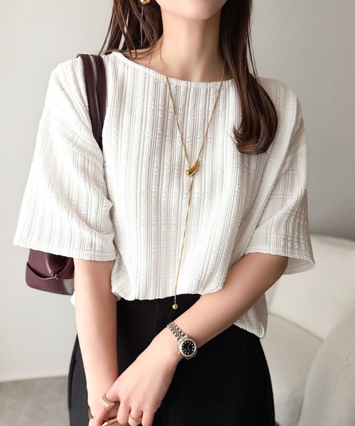 セール】ラフなのに品よく見える。軽やかぽこぽこフクレジャガード