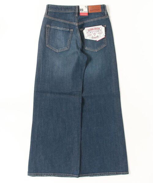 GUESS JEANS（ゲスジーンズ）の「GUESS JEANS G13 Lr Extrawide Front Yoke デニムパンツ ワイドジーンズ レディース（デニムパンツ・レディース・ダークインディゴブルー・27inch/26inch/24inch/25inch）」の9枚目の写真
