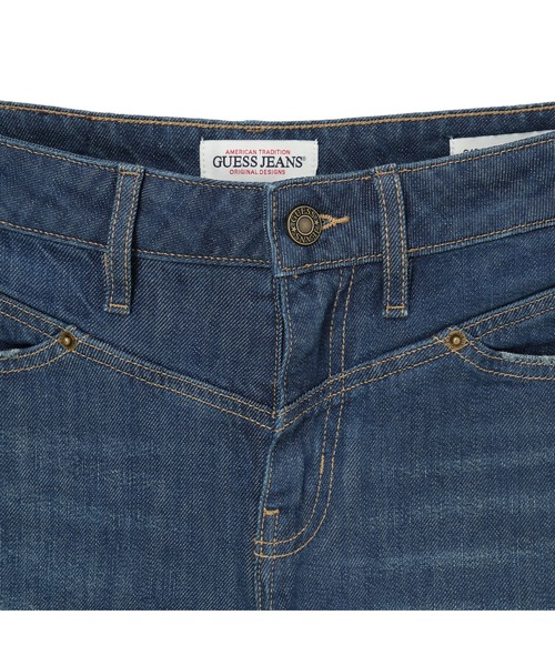 GUESS JEANS（ゲスジーンズ）の「GUESS JEANS G13 Lr Extrawide Front Yoke デニムパンツ ワイドジーンズ レディース（デニムパンツ・レディース・ダークインディゴブルー・27inch/26inch/24inch/25inch）」の5枚目の写真