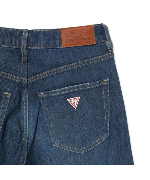 GUESS JEANS（ゲスジーンズ）の「GUESS JEANS G13 Lr Extrawide Front Yoke デニムパンツ ワイドジーンズ レディース（デニムパンツ・レディース・ダークインディゴブルー・27inch/26inch/24inch/25inch）」の8枚目の写真