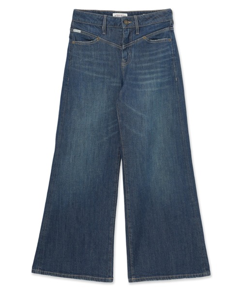 GUESS JEANS（ゲスジーンズ）の「GUESS JEANS G13 Lr Extrawide Front Yoke デニムパンツ ワイドジーンズ レディース（デニムパンツ・レディース・ダークインディゴブルー・27inch/26inch/24inch/25inch）」の3枚目の写真