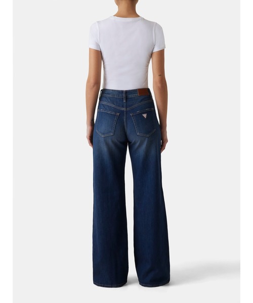 GUESS JEANS（ゲスジーンズ）の「GUESS JEANS G13 Lr Extrawide Front Yoke デニムパンツ ワイドジーンズ レディース（デニムパンツ・レディース・ダークインディゴブルー・27inch/26inch/24inch/25inch）」の10枚目の写真