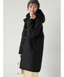 Lugnoncure | 撥水フード取り外しスナップボタンキルトコート(その他アウター)