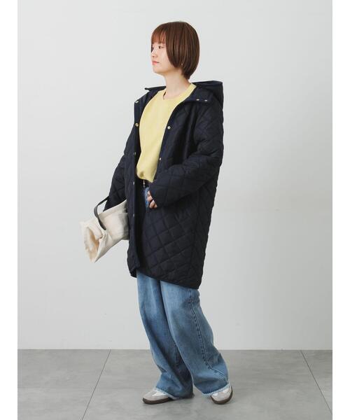 Lugnoncure（ルノンキュール）の「撥水フード取り外しスナップボタンキルトコート（その他アウター・レディース・ブラック/ネイビー・F）」の16枚目の写真