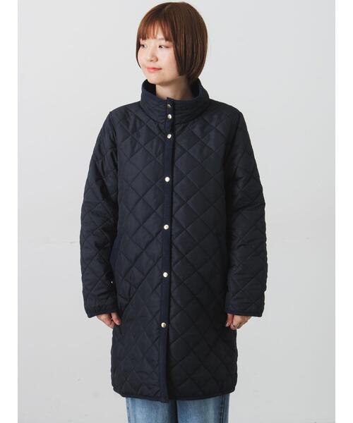 Lugnoncure（ルノンキュール）の「撥水フード取り外しスナップボタンキルトコート（その他アウター・レディース・ブラック/ネイビー・F）」の21枚目の写真