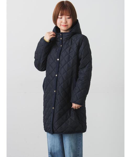 Lugnoncure（ルノンキュール）の「撥水フード取り外しスナップボタンキルトコート（その他アウター・レディース・ブラック/ネイビー・F）」の15枚目の写真