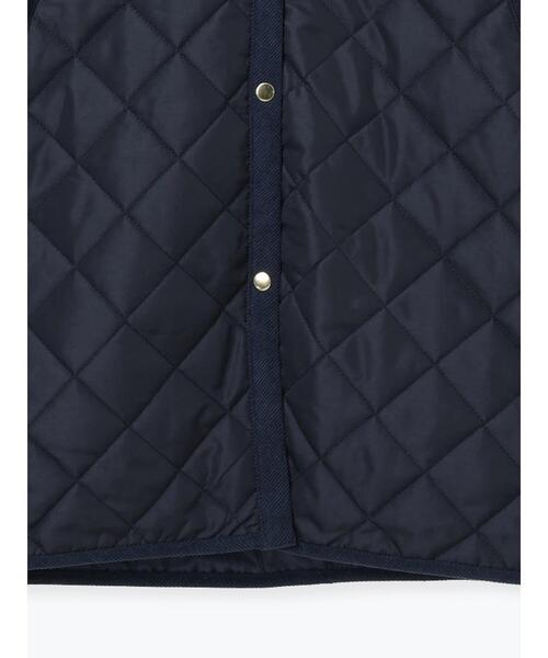 Lugnoncure（ルノンキュール）の「撥水フード取り外しスナップボタンキルトコート（その他アウター・レディース・ブラック/ネイビー・F）」の5枚目の写真