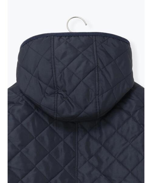 Lugnoncure（ルノンキュール）の「撥水フード取り外しスナップボタンキルトコート（その他アウター・レディース・ブラック/ネイビー・F）」の6枚目の写真