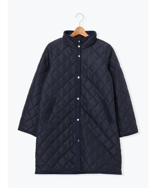 Lugnoncure（ルノンキュール）の「撥水フード取り外しスナップボタンキルトコート（その他アウター・レディース・ブラック/ネイビー・F）」の7枚目の写真