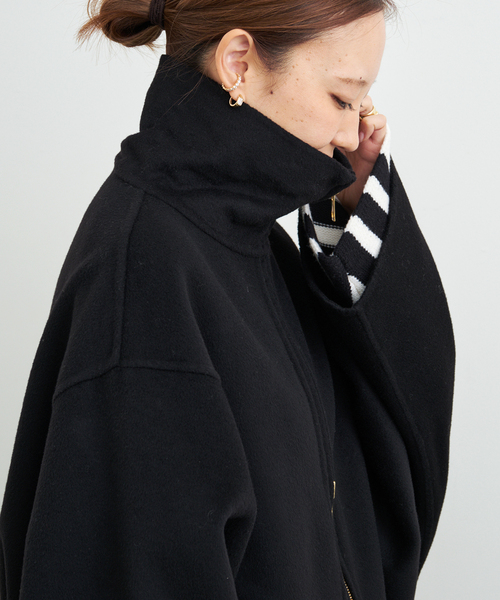 Deuxieme Classe（ドゥーズィエムクラス）の「【CINOH/チノ 】PUFFER COAT（その他アウター・レディース・チャコールグレー/ブラック・FREE）」の4枚目の写真