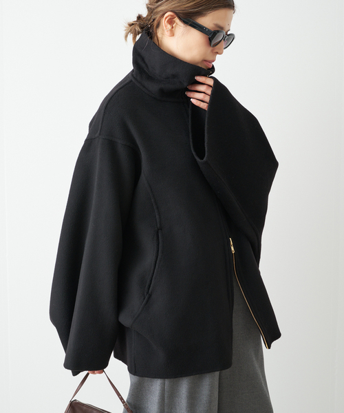 Deuxieme Classe（ドゥーズィエムクラス）の「【CINOH/チノ 】PUFFER COAT（その他アウター・レディース・チャコールグレー/ブラック・FREE）」の10枚目の写真