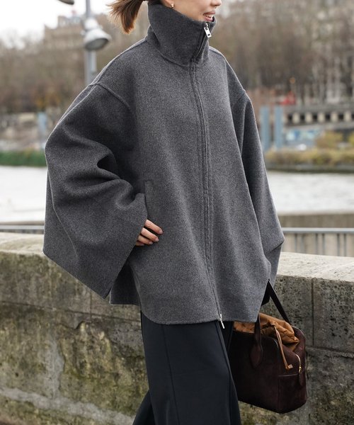 Deuxieme Classe（ドゥーズィエムクラス）の「【CINOH/チノ 】PUFFER COAT（その他アウター・レディース・チャコールグレー/ブラック・FREE）」の19枚目の写真