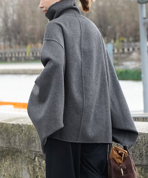 Deuxieme Classe（ドゥーズィエムクラス）の「【CINOH/チノ 】PUFFER COAT（その他アウター・レディース・チャコールグレー/ブラック・FREE）」の21枚目の写真