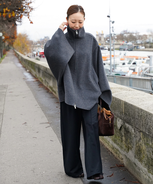 Deuxieme Classe（ドゥーズィエムクラス）の「【CINOH/チノ 】PUFFER COAT（その他アウター・レディース・チャコールグレー/ブラック・FREE）」の22枚目の写真