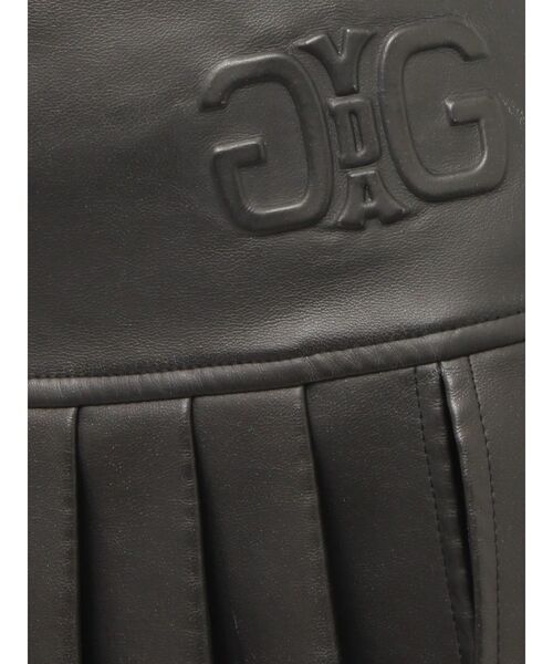 GYDA(ジェイダ)の「スリットフェイクレザープリーツスカートライクショートパンツ(スカート・レディース・ブラック・MEDIUM/SMALL)」の11枚目の写真