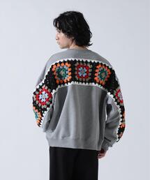 MINEDENIM（マインデニム）Drape Denim Ombre Check Loose Work SH