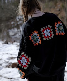 DISCOVERED（ディスカバード）の「DISCOVERED(ディスカバード) 別注 CROCHET SLEEVE SWEAT（スウェット）」
