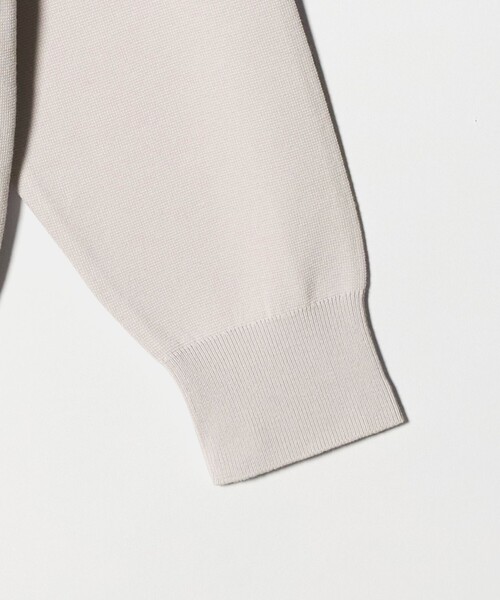 green label relaxing（グリーンレーベルリラクシング）の「コットン シルク ミラノリブ クルーネック ニット（ニット/セーター・メンズ・ライトピンク/ダークグレー/ライトグレー・S/L/M/XL）」の15枚目の写真