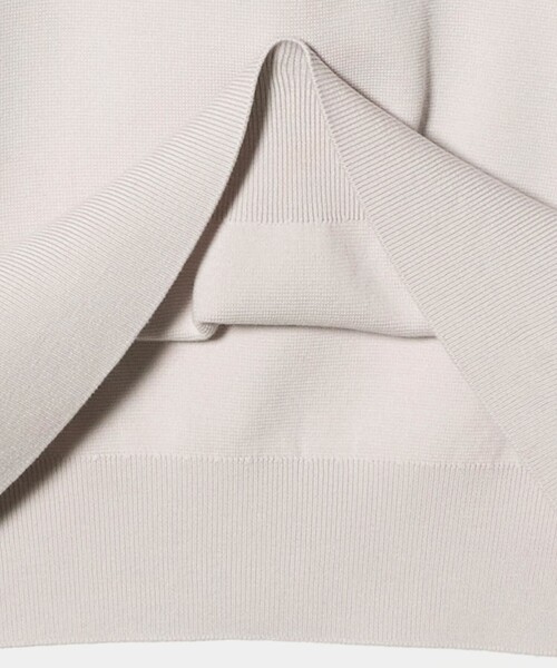 green label relaxing（グリーンレーベルリラクシング）の「コットン シルク ミラノリブ クルーネック ニット（ニット/セーター・メンズ・ライトピンク/ダークグレー/ライトグレー・S/L/M/XL）」の17枚目の写真