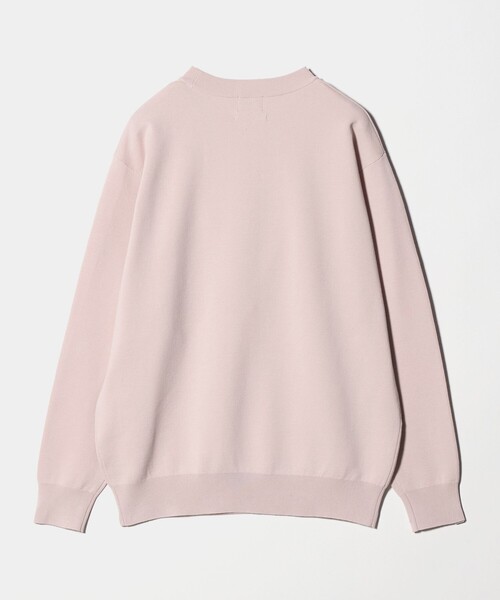 green label relaxing(グリーンレーベルリラクシング)の「コットン シルク ミラノリブ クルーネック ニット(ニット/セーター・メンズ・ライトピンク/ダークグレー/ライトグレー・S/L/M/XL)」の13枚目の写真