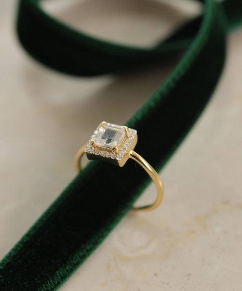 WEB限定/追加》ODUL SLOBE別注 スクエアカットリング（リング）｜odul